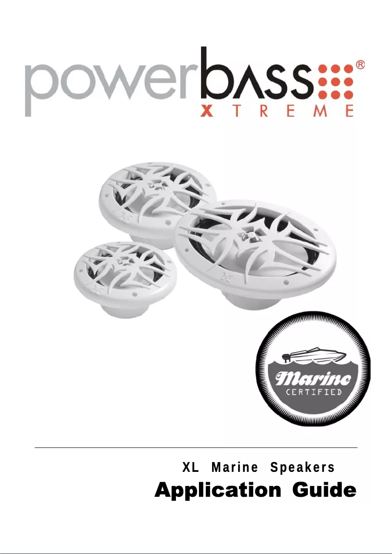 Page n°1 - Manuel utilisateur PowerBass Xtreme XL-522M