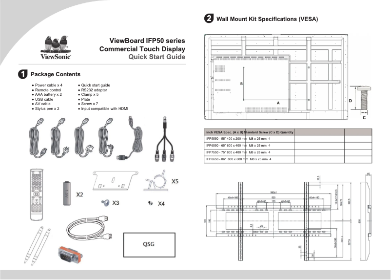 Image de la première page du manuel de l'appareil IFP5550-2