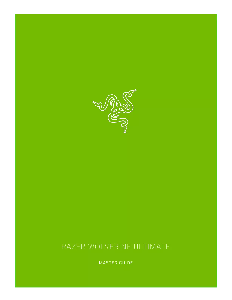 Image de la première page du manuel de l'appareil Wolverine Ultimate (Xbox One)