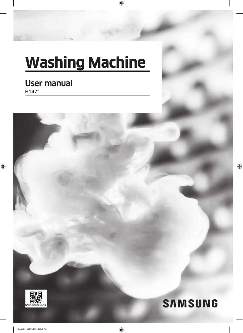 Page 1 de la notice Manuel utilisateur Samsung H147I