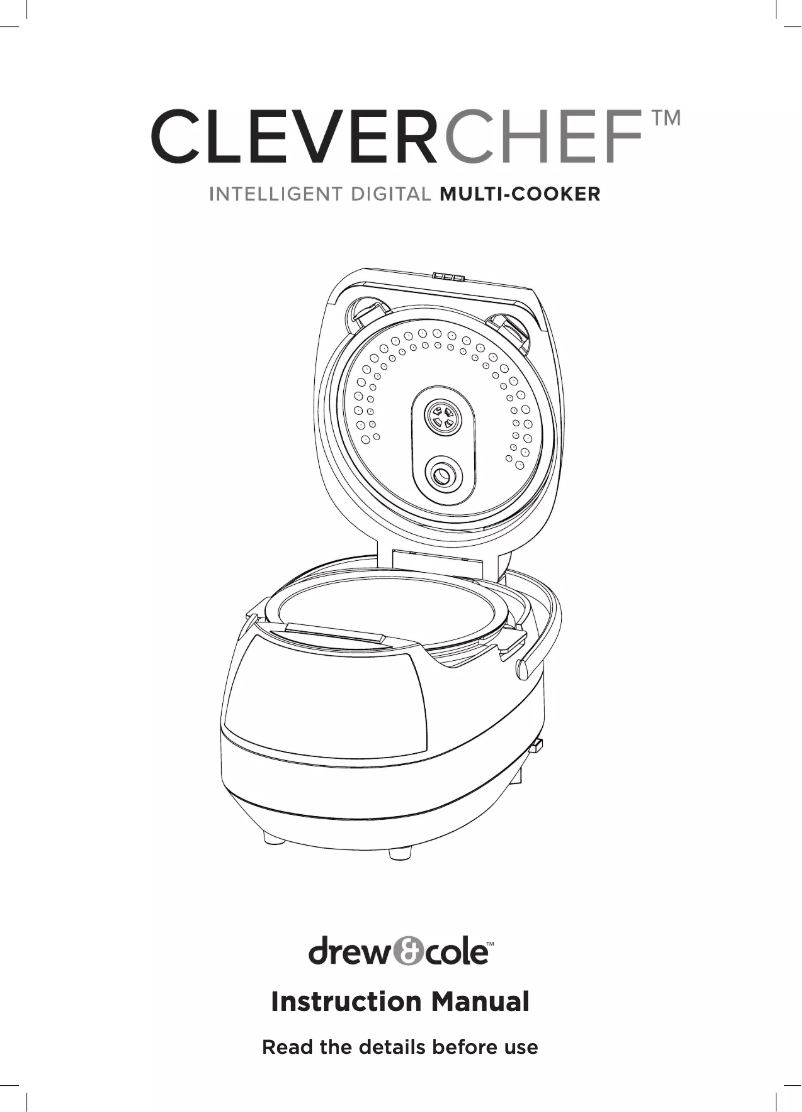 Page n°1 - Manuel utilisateur Drew & Cole CleverChef CCMC01