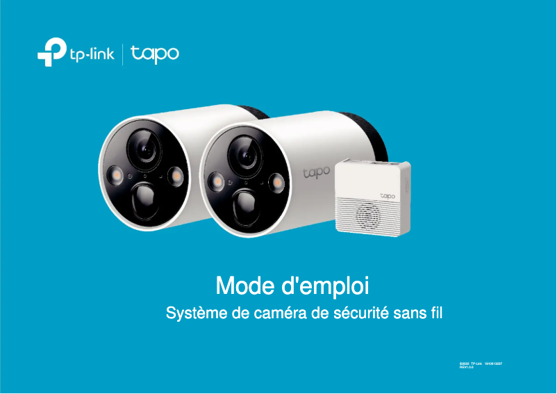Page 1 de la notice Manuel utilisateur TP-Link Tapo C420S2
