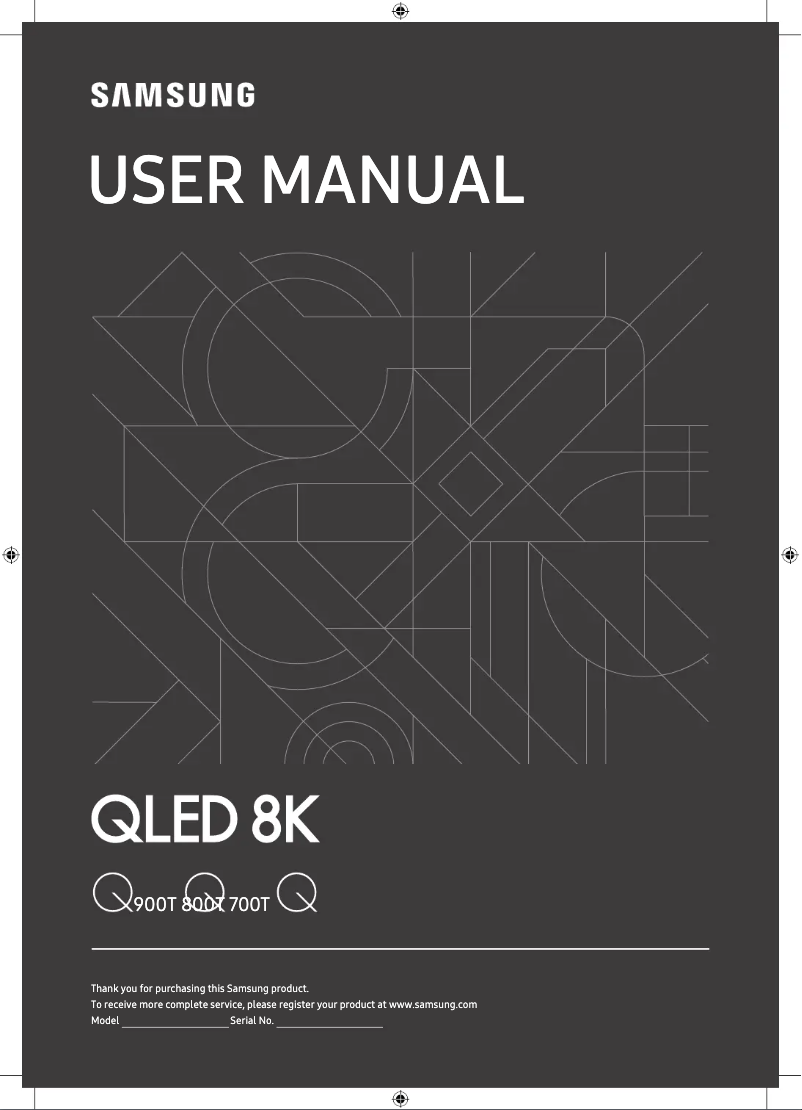 Image de la première page du manuel de l'appareil GQ82Q800TGT