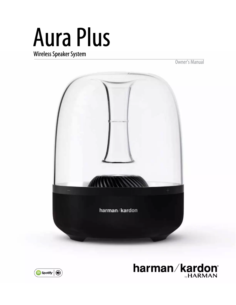 Page n°1 - Manuel utilisateur Harman Kardon Aura Plus