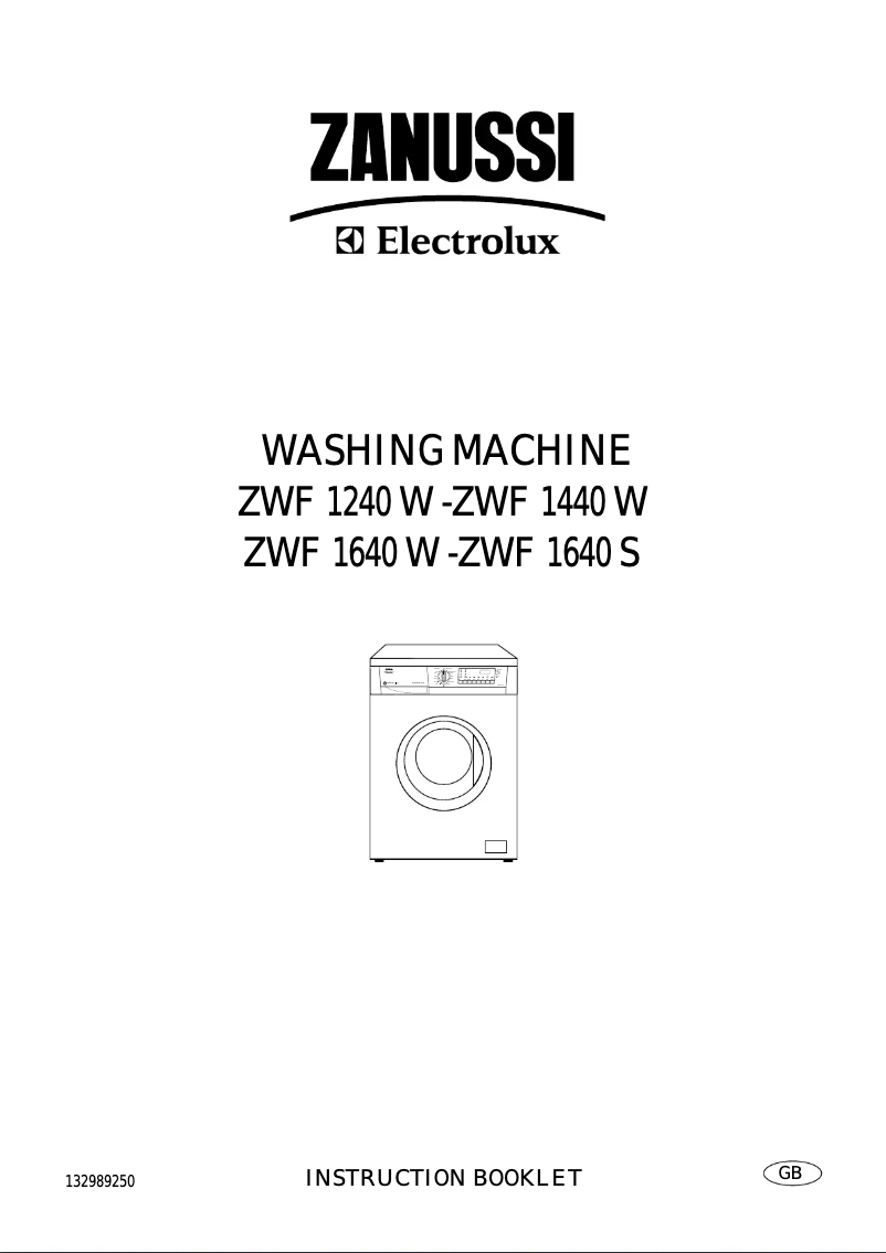 Page 1 de la notice Manuel utilisateur Zanussi-Electrolux ZWF 1440 W