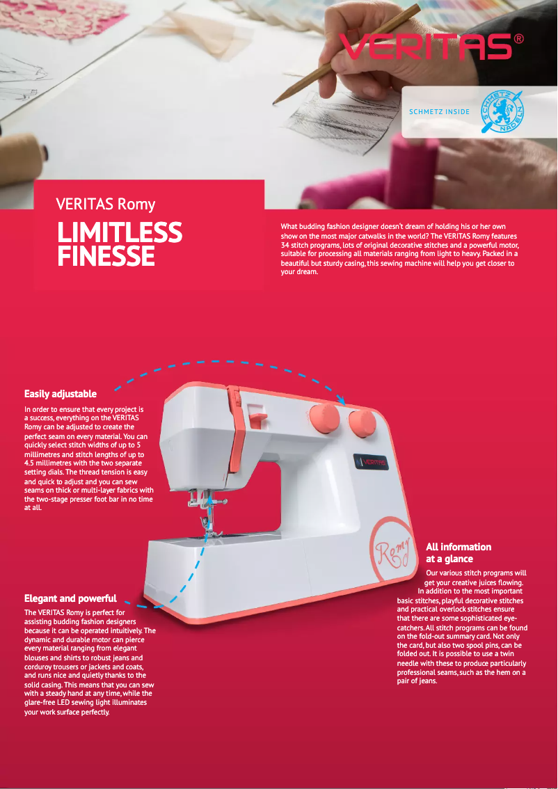 Image de la première page du manuel de l'appareil Romy