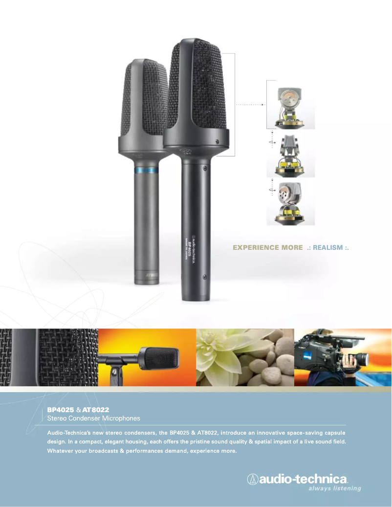 Page n°1 - Brochure Audio-Technica AT8022