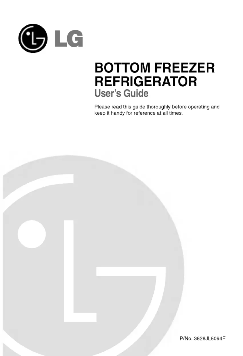 Page 1 de la notice Manuel utilisateur LG GR-C258UGL