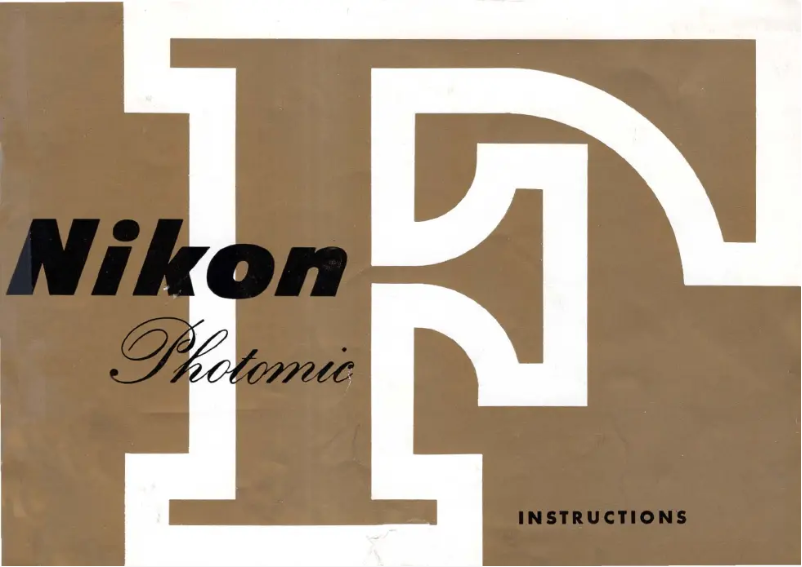 Page 1 de la notice Manuel utilisateur Nikon F
