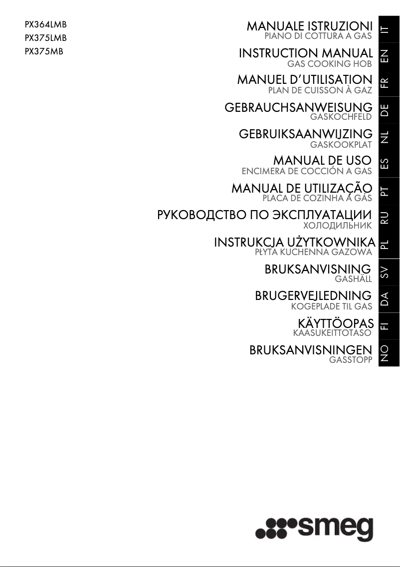 Image de la première page du manuel de l'appareil PX375LMB