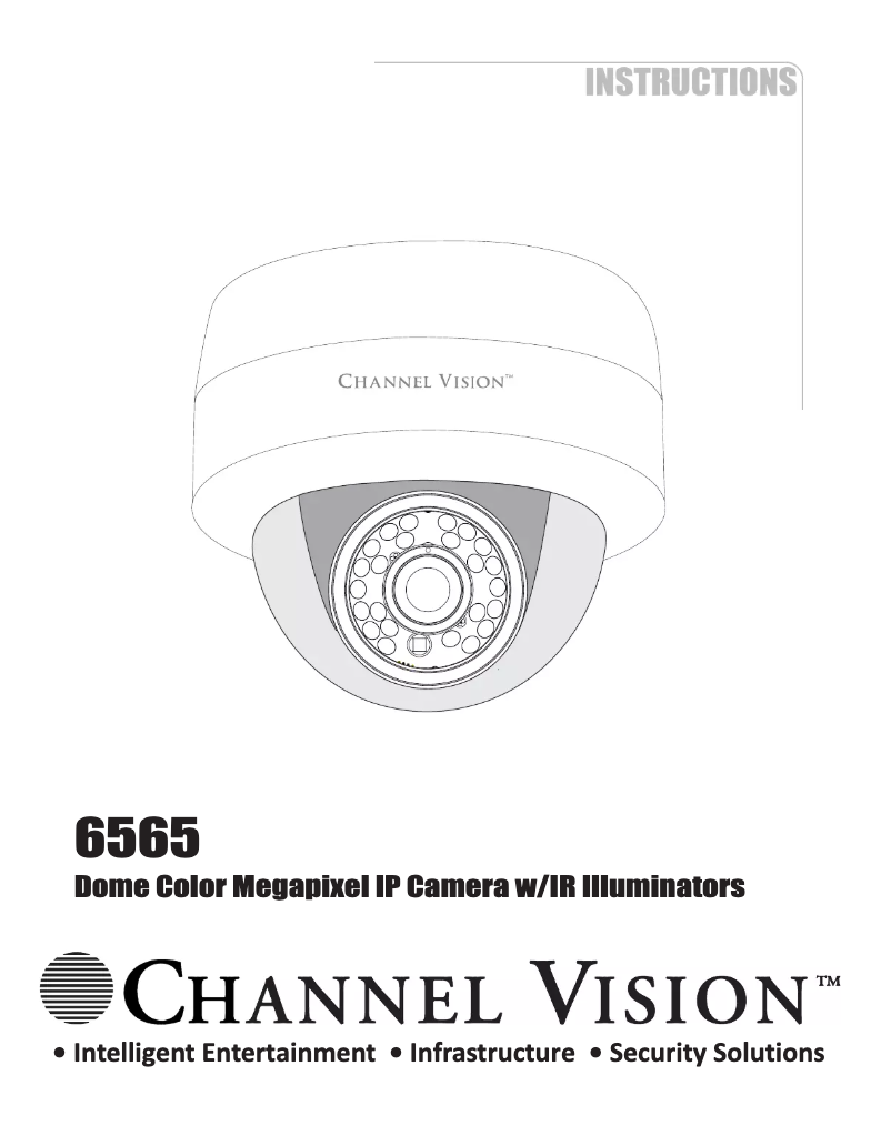 Image de la première page du manuel de l'appareil 6565