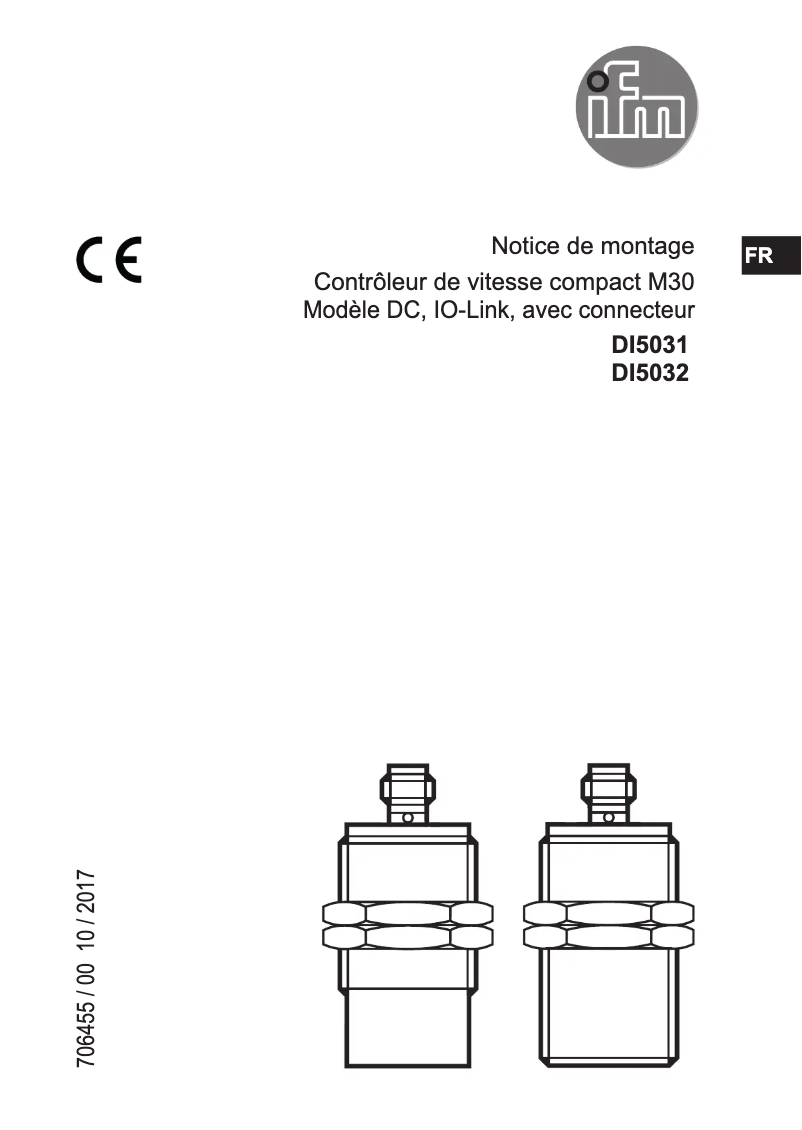 Page n°1 - Manuel utilisateur IFM DI5031