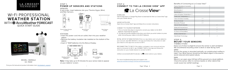 Image de la première page du manuel de l'appareil V30V3