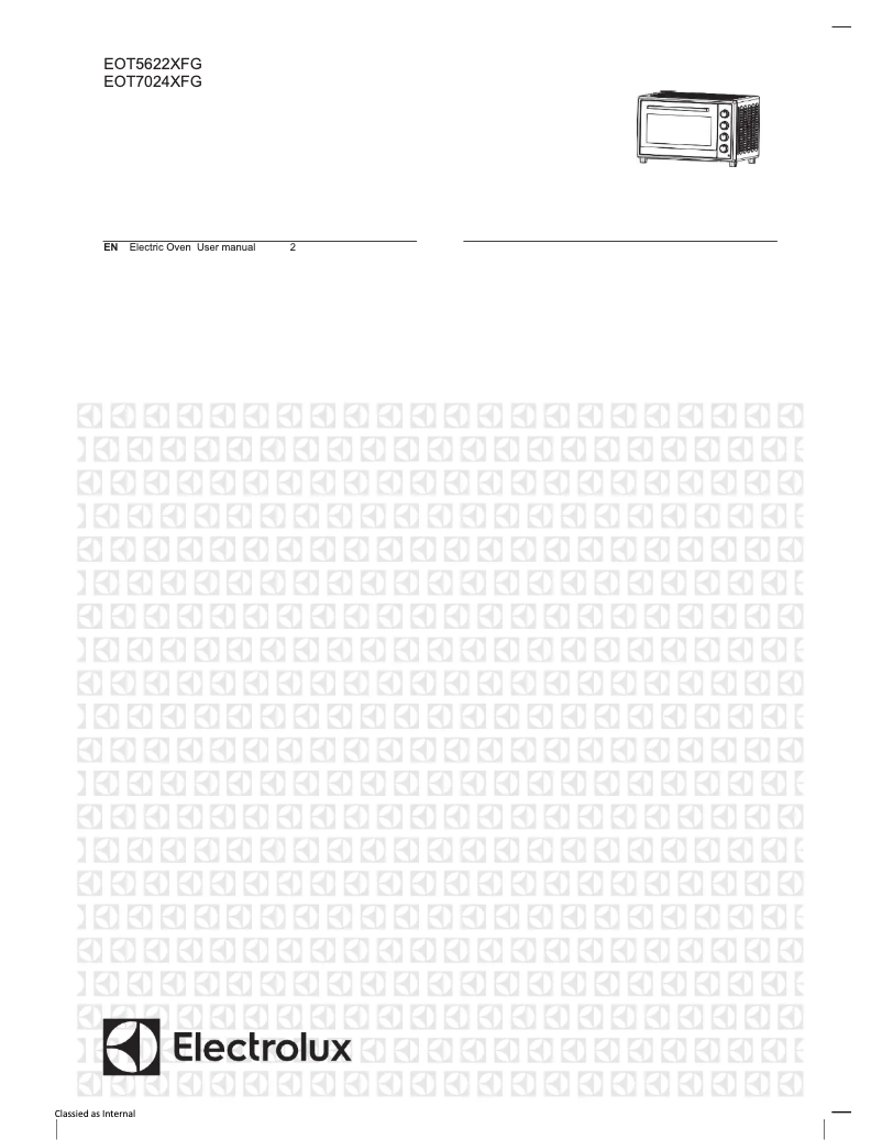 Image de la première page du manuel de l'appareil EOT5622XFG