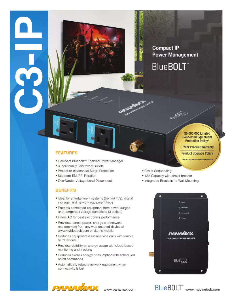 Image de la première page du manuel de l'appareil C3-IP