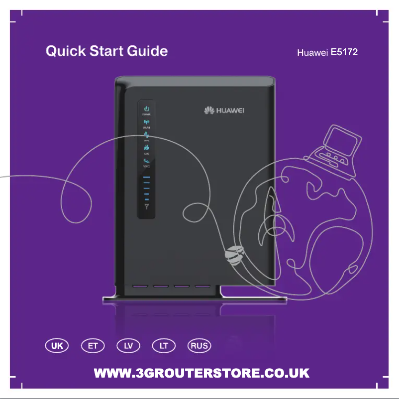 Page 1 de la notice Manuel utilisateur Huawei E5172