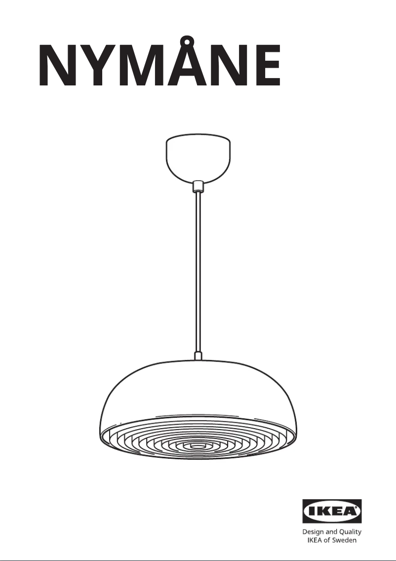 Image de la première page du manuel de l'appareil NYMÅNE 004.071.51