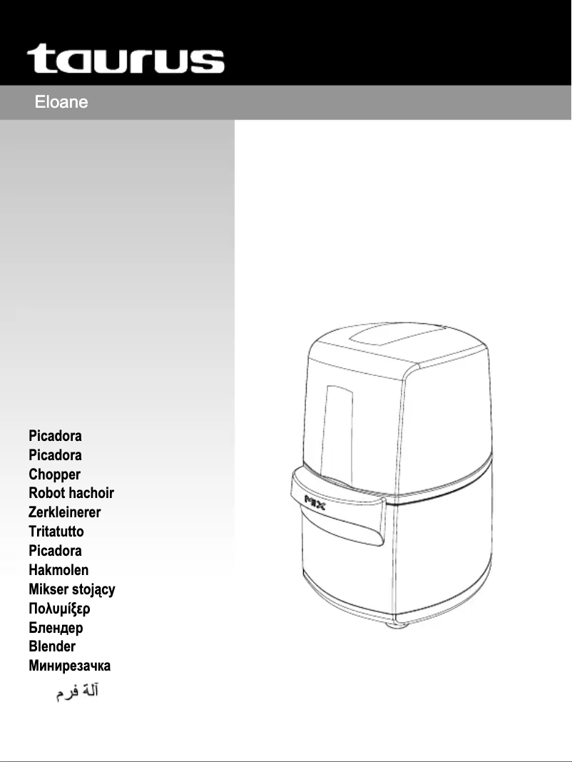 Page 1 de la notice Manuel utilisateur Taurus Eloane