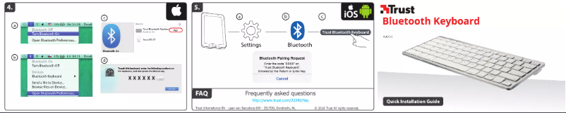 Page 1 de la notice Manuel utilisateur Trust Nado 22246