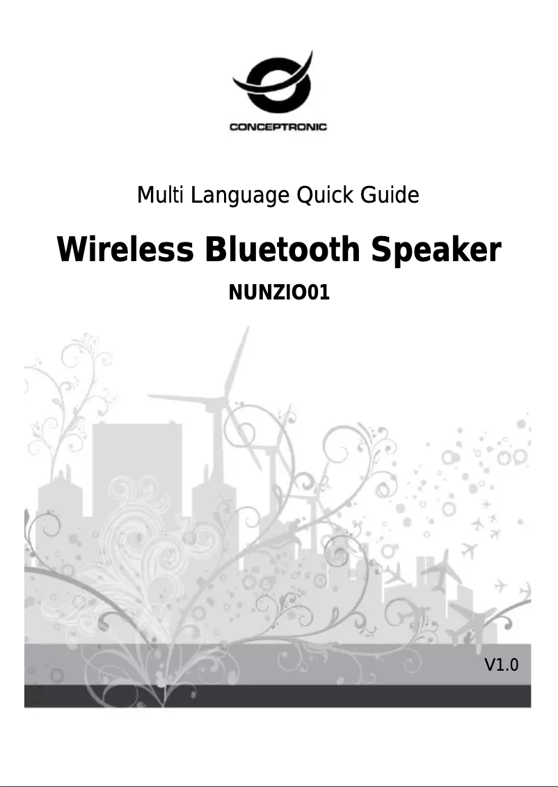 Page n°1 - Manuel utilisateur Conceptronic NUNZIO01G