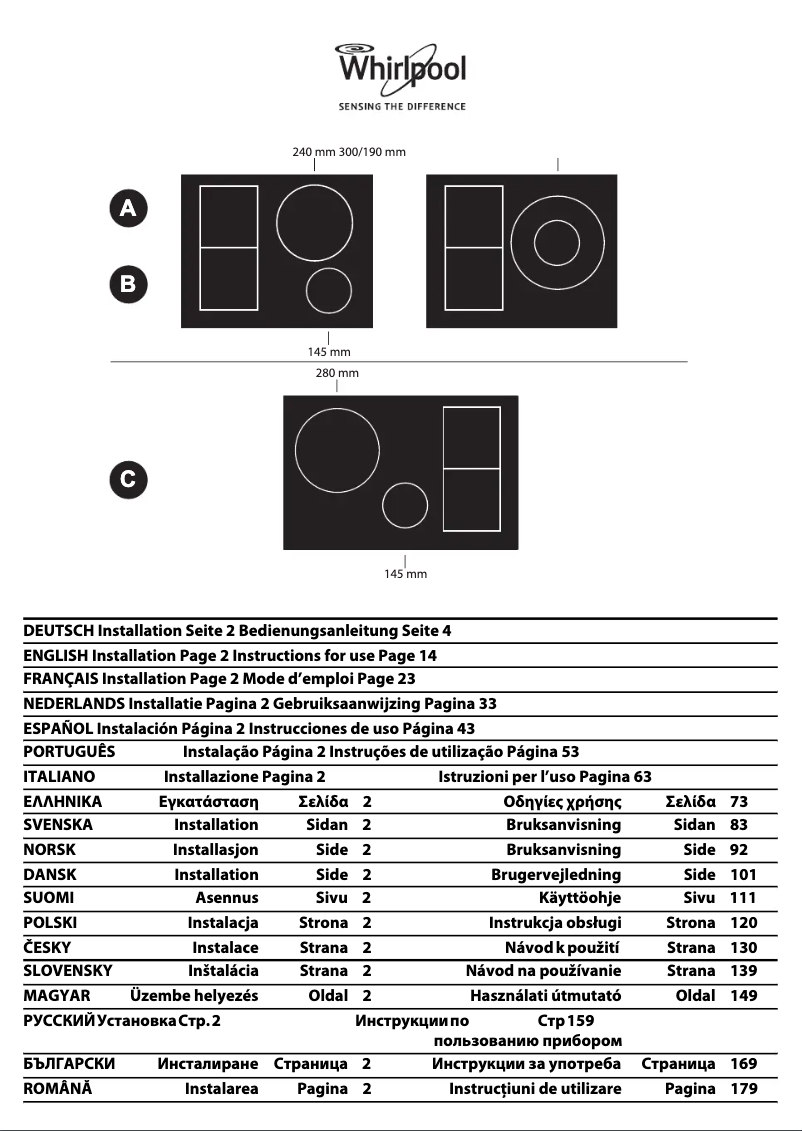 Página 1 del manual Manual de usuario Whirlpool ACM 847/BA