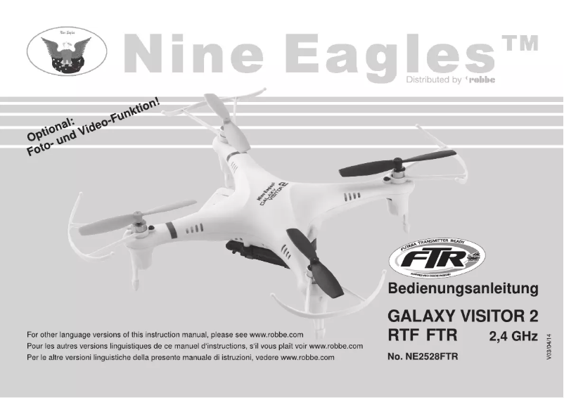 Page n°1 - Manuel utilisateur Robbe Galaxy Visitor II