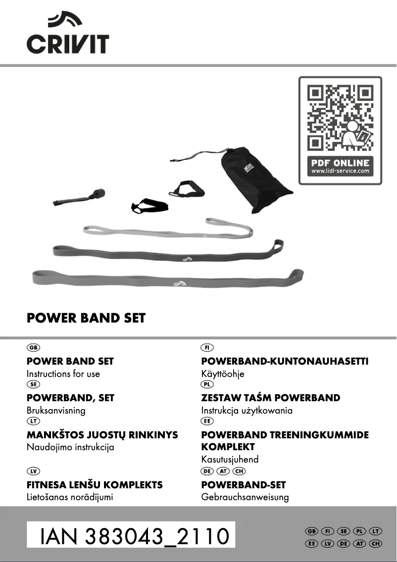 Image de la première page du manuel de l'appareil IAN 383043