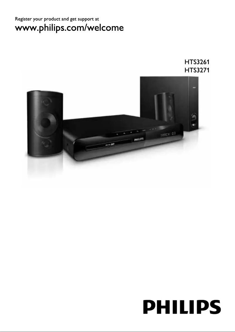 Page n°1 - Manuel utilisateur Philips HTS3271