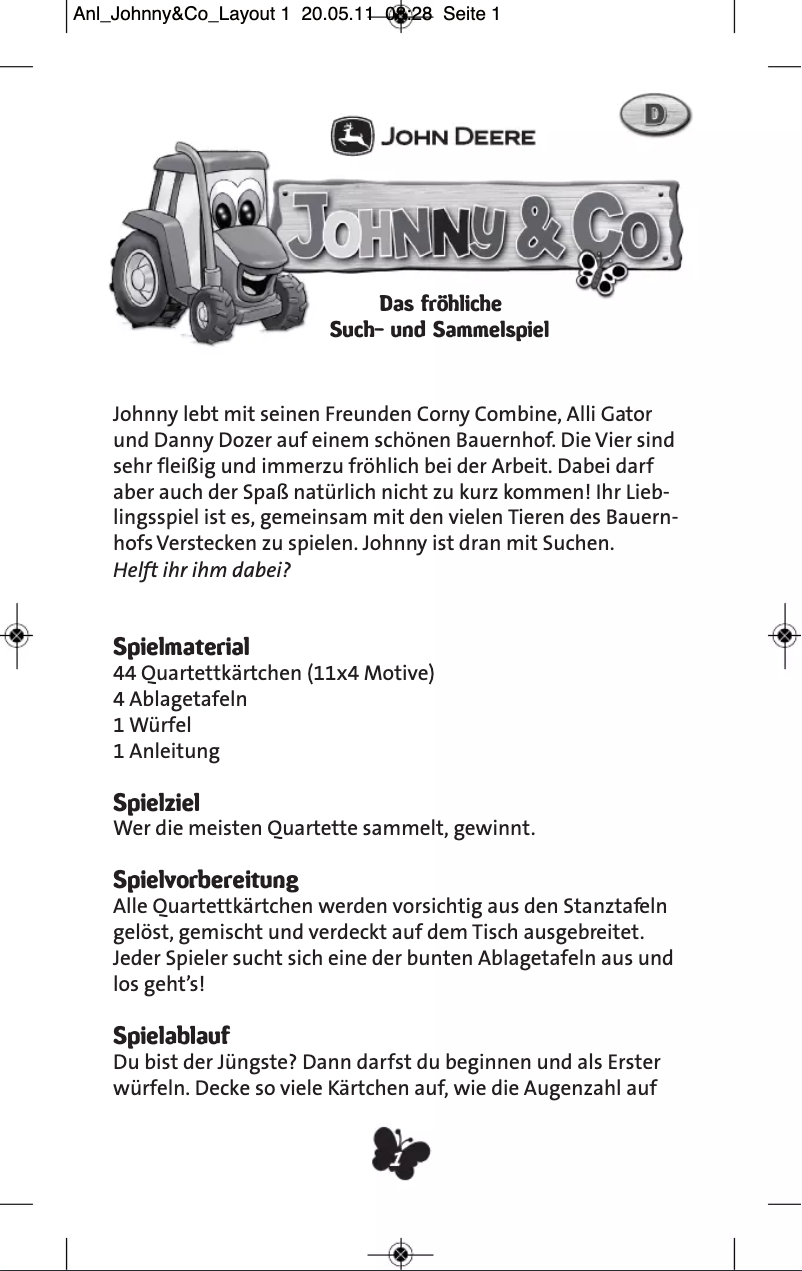 Página 1 del manual Manual de usuario Schmidt Johnny & Co