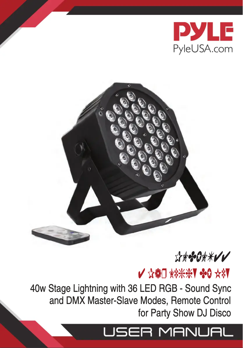 Page n°1 - Manuel utilisateur Pyle PLDJLT44