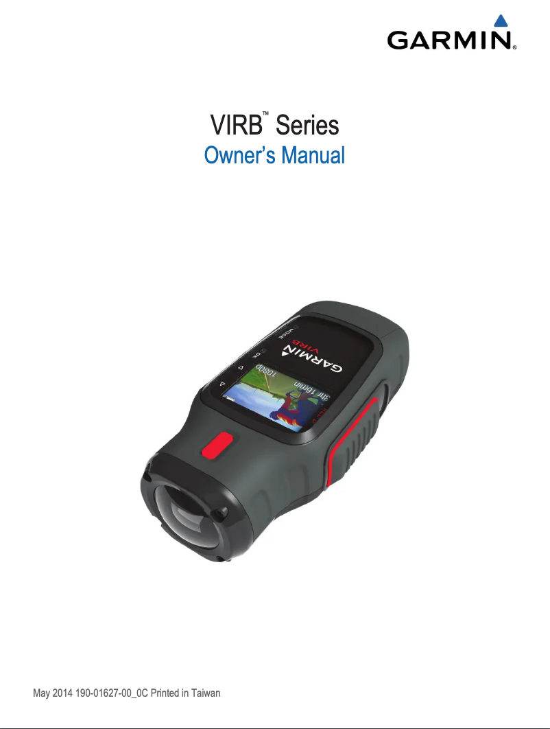 Page n°1 - Manuel utilisateur Garmin Virb Elite Watersport Bundle