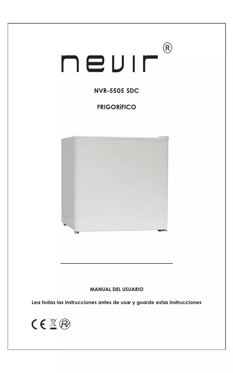 Image de la première page du manuel de l'appareil NVR-5505SDC