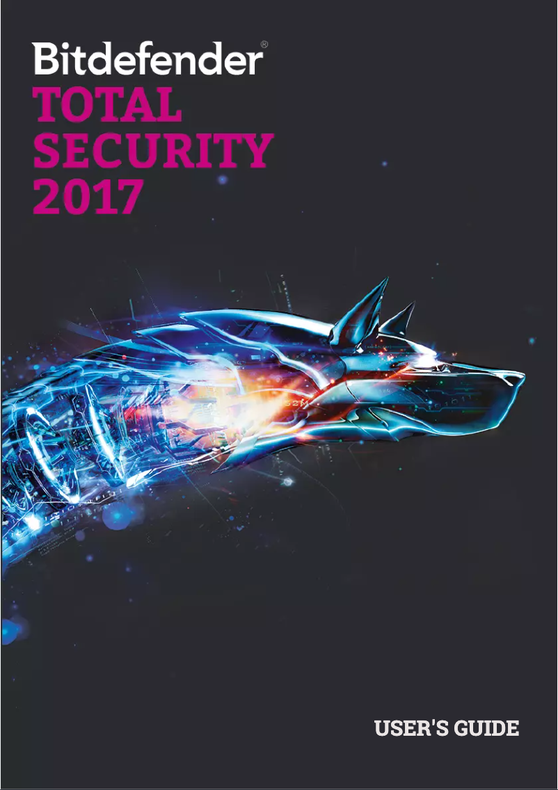 Image de la première page du manuel de l'appareil Total Security 2017