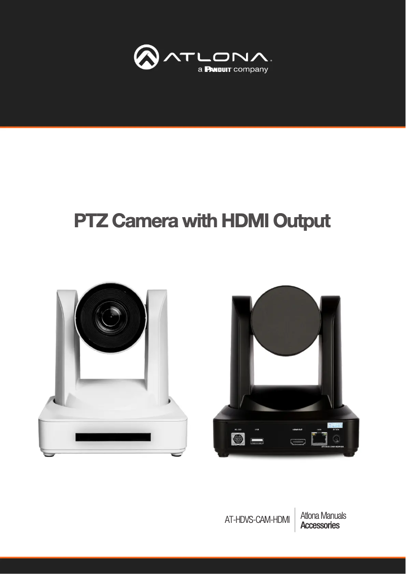 Page 1 de la notice Manuel utilisateur Atlona AT-HDVS-CAM