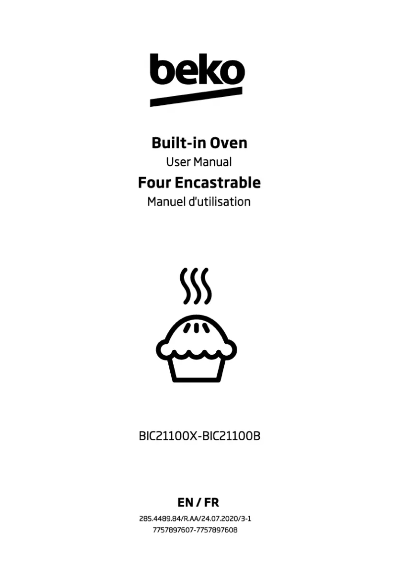 Page 1 de la notice Manuel utilisateur Beko BIC21100B