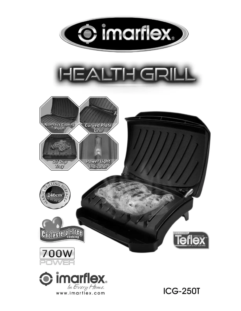 Page n°1 - Manuel utilisateur Imarflex ICG-250T