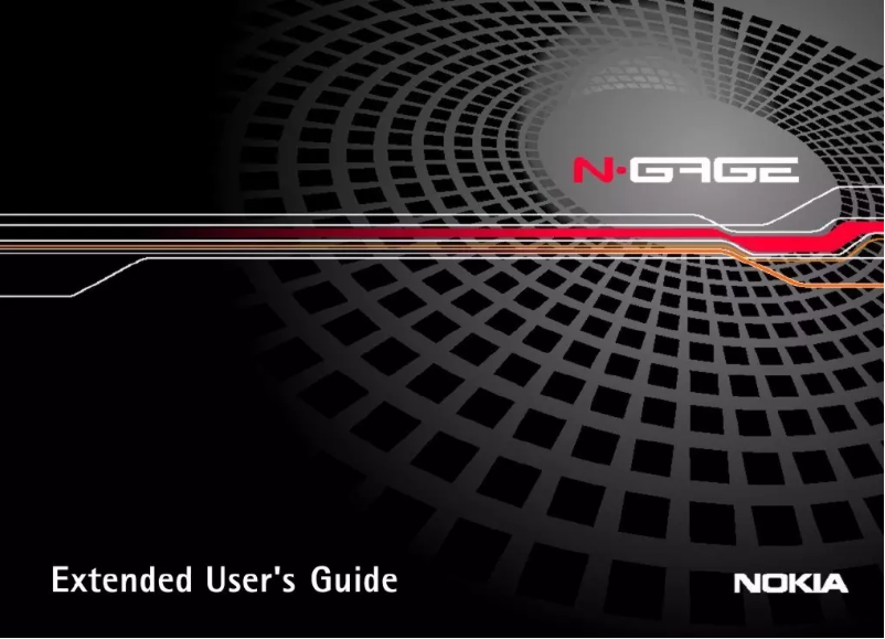 Page 1 de la notice Manuel utilisateur Nokia N-GAGE
