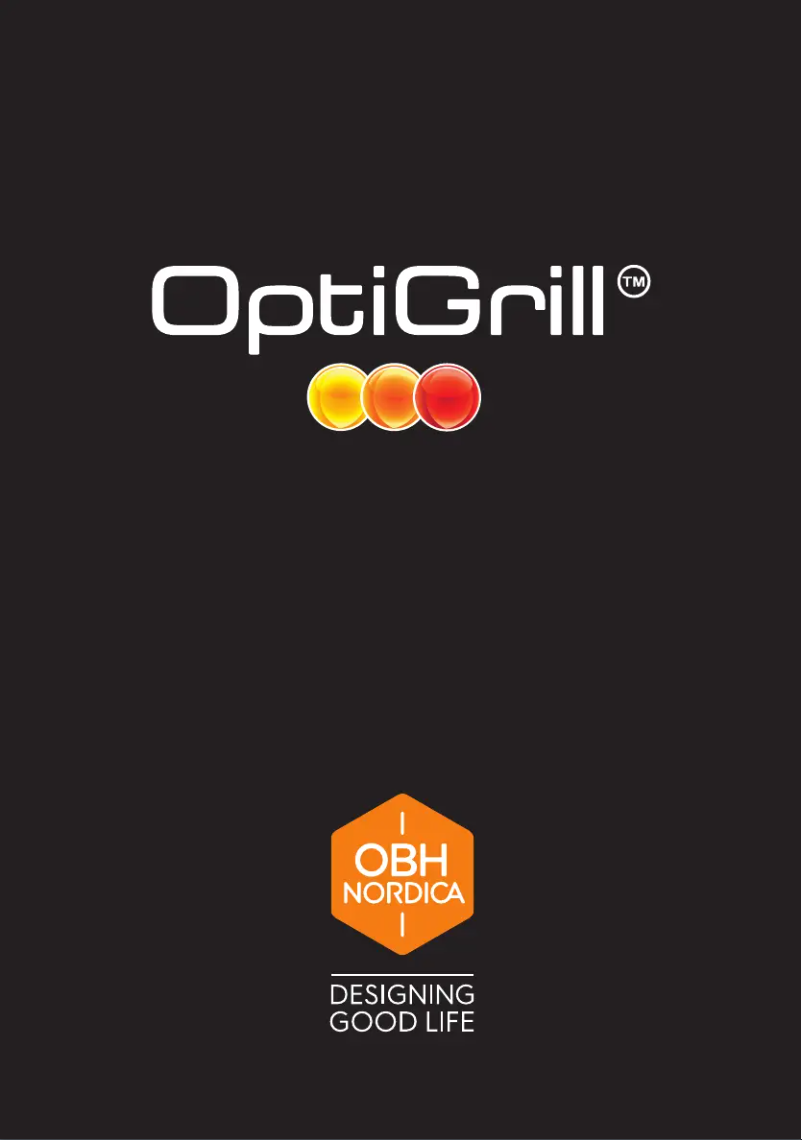 Page 1 de la notice Manuel utilisateur OBH Nordica OptiGrill+ GO712DS0