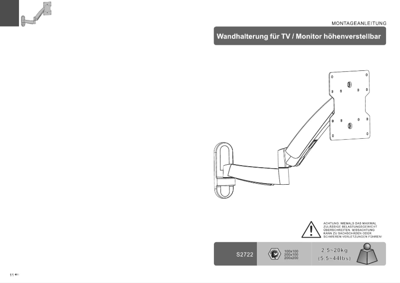 Page 1 de la notice Manuel utilisateur Ricoo S2722