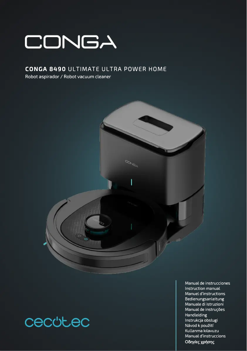 Page n°1 - Manuel utilisateur Cecotec Conga 8490 Ultimate Ultra Power Home