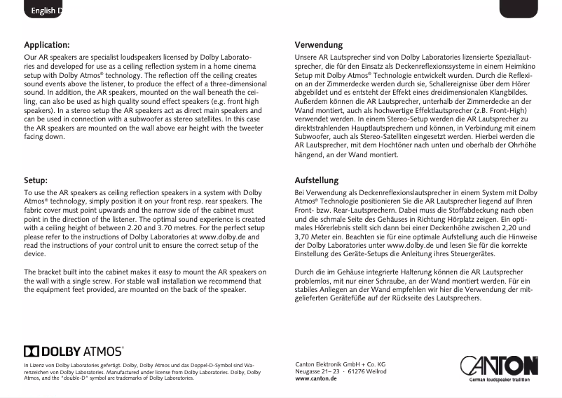 Image de la première page du manuel de l'appareil C 300 AR