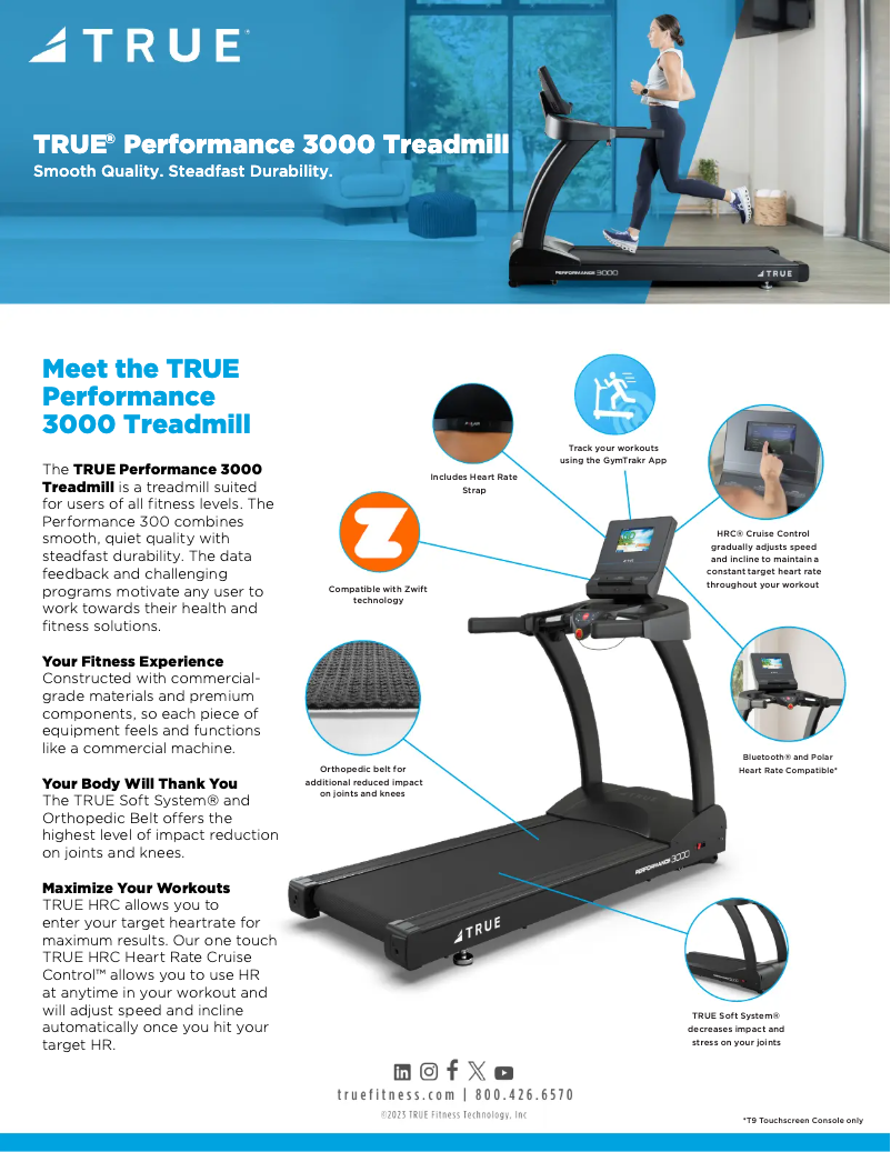 Image de la première page du manuel de l'appareil Performance 3000