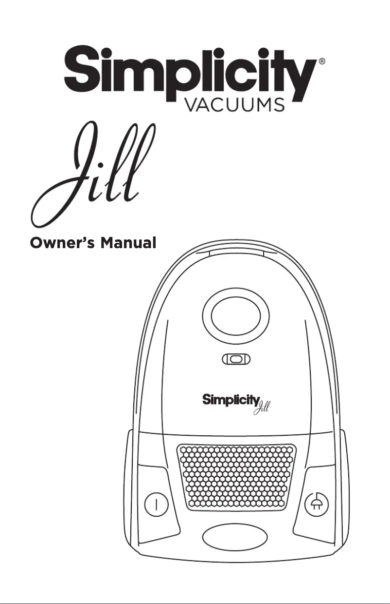 Page n°1 - Manuel utilisateur Simplicity Jill