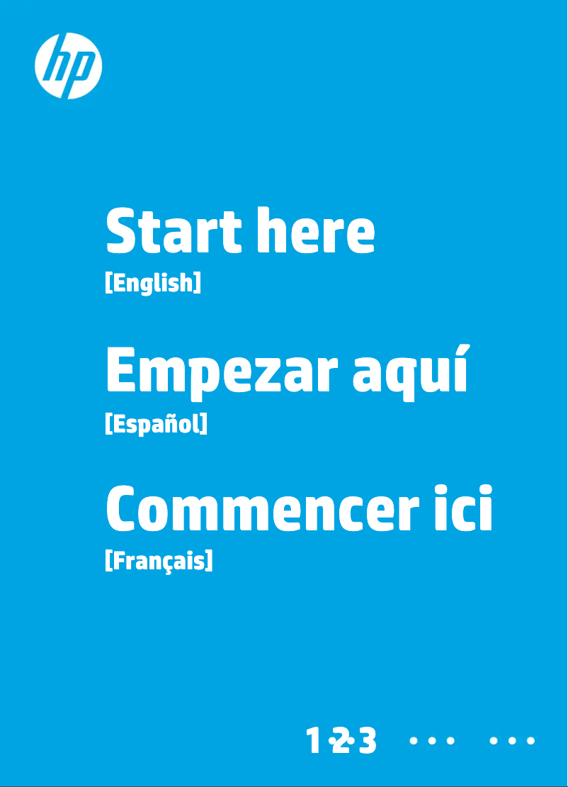 Page n°1 - Guide d'installation HP ENVY 5660