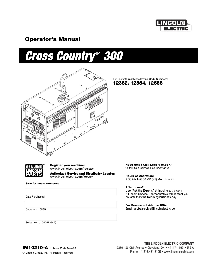 Imagen de la primera página del manual del dispositivo Country 300