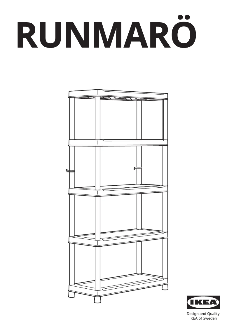 Página 1 del manual Manual de usuario Ikea RUNMARÖ 105.513.22