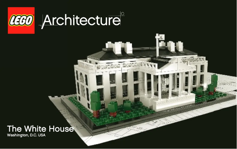 Page 1 de la notice Manuel utilisateur Lego The White House