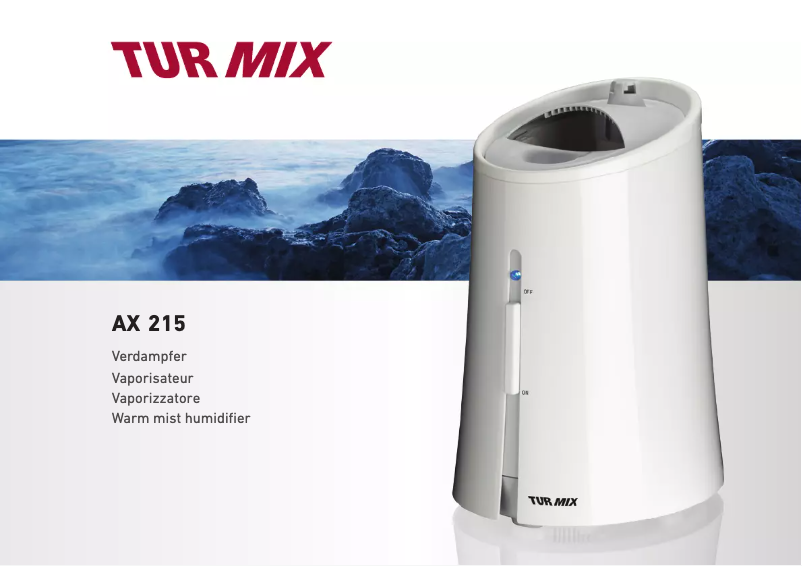 Página 1 del manual Manual de usuario Turmix AX 215