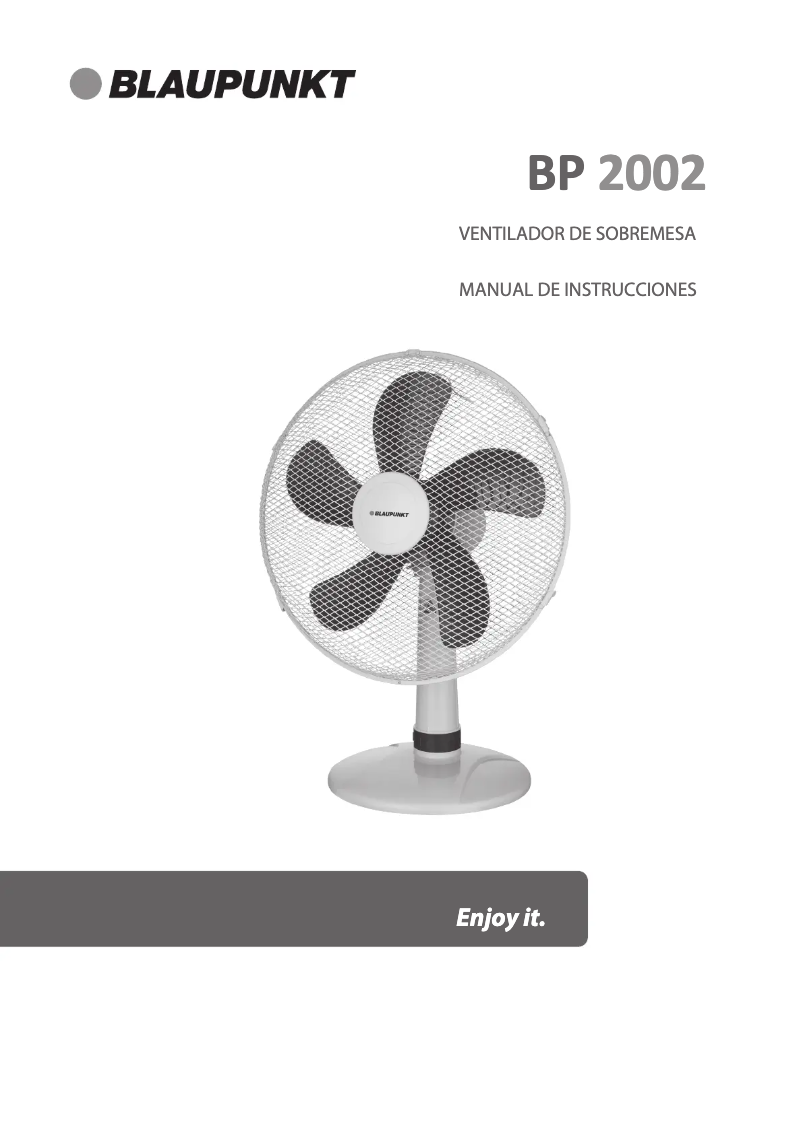 Image de la première page du manuel de l'appareil BP2002
