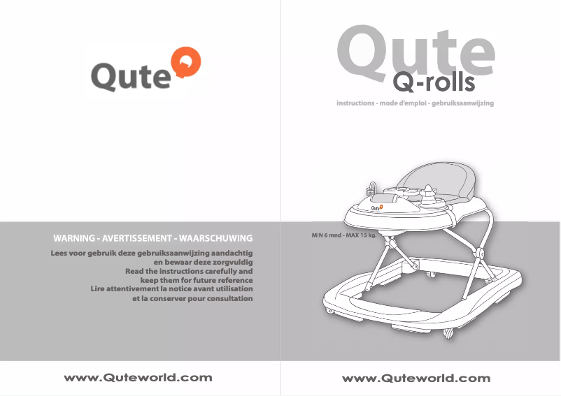 Image de la première page du manuel de l'appareil Q-Rolls